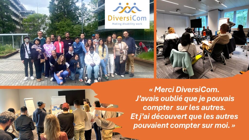 Photo de groupe avec les participants au coaching et l'équipe DiversiCom